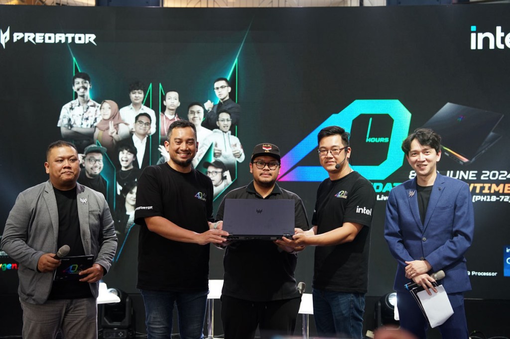 Acer Predator Helios 18 Siap Pecahkan Rekor Livestreaming 40 Jam Non-Stop
