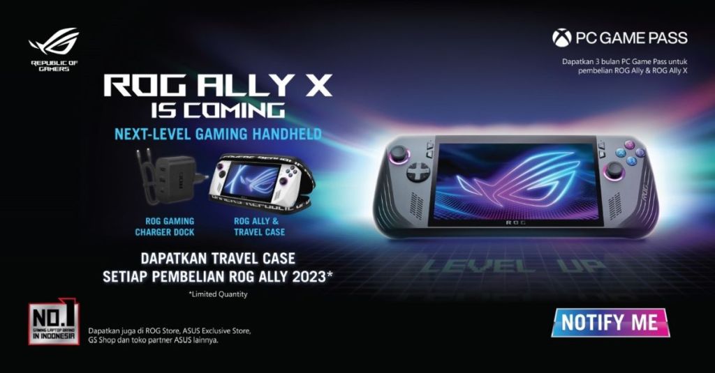 Siap Hadir di Indonesia, ASUS ROG Ally X Dijual Harga Rp13,99&nbsp;Juta