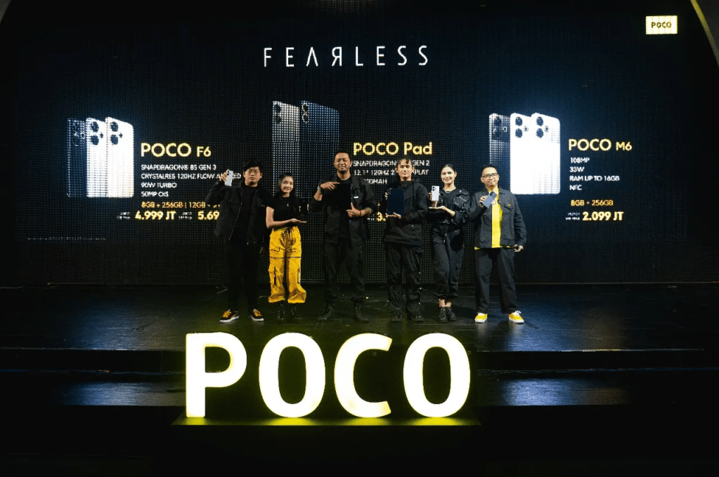 POCO F6 dan POCO M6 Resmi di Indonesia, Harga 2 Jutaan & 4 Jutaan&nbsp;Rupiah