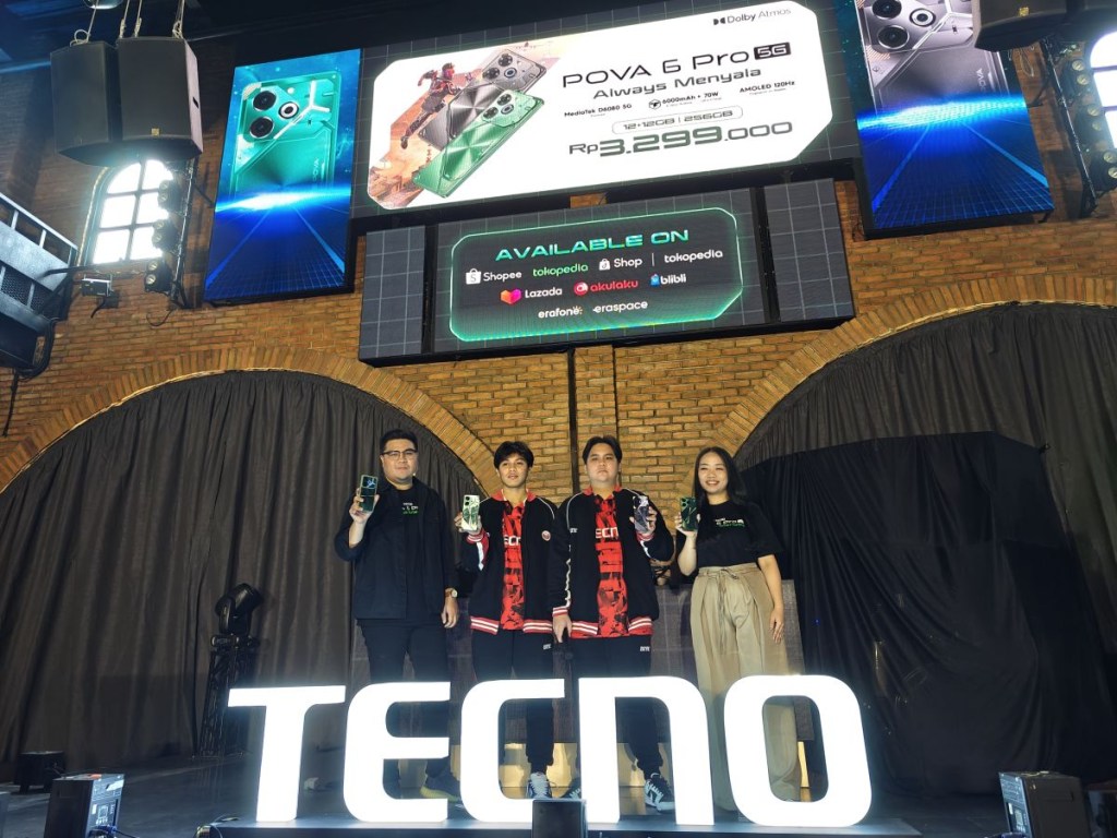 TECNO POVA 6 Pro 5G Hadir di Indonesia, Harga 3 Jutaan&nbsp;Rupiah
