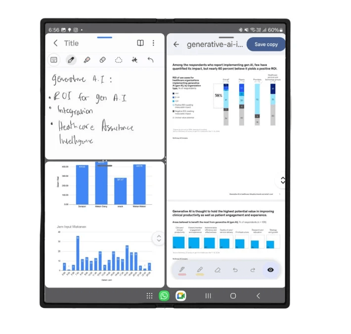 Tips: Cara Bekerja Lebih Cepat dan Efisien dengan Samsung Galaxy Z Fold 6