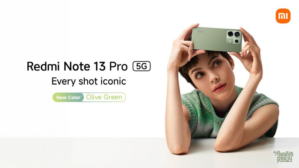 Xiaomi Hadirkan Redmi Note 13 Pro 5G Warna Olive Green