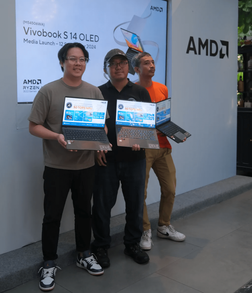 ASUS Vivobook S 14 OLED, Laptop Ringan Pertama di Indonesia dengan Prosesor AMD Ryzen AI 300&nbsp;Series